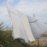 serviettes de bain en lin et peignoirs en lin